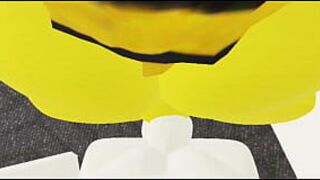 Девушка хотела мой член в роблоксе и я ее трахнул - порно видео